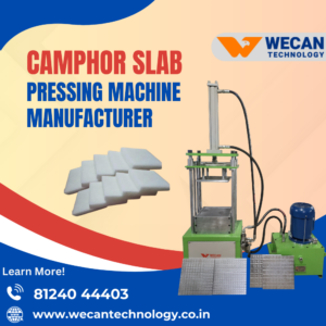 Camphor Slab Pressing Machine Manufacturer
