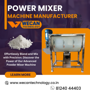 Powder Mixer Machine Manufacturer - Wecan Technology