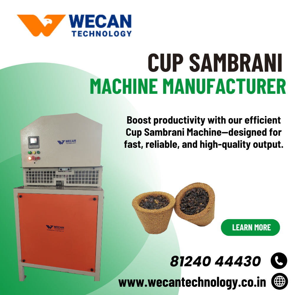 Cup Sambrani Machine Manufacturer in Hyderabad