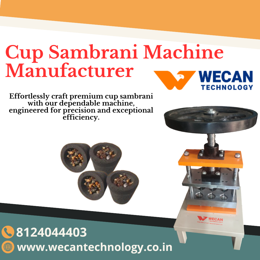 Cup Sambrani Machine Manufacturer in Madurai