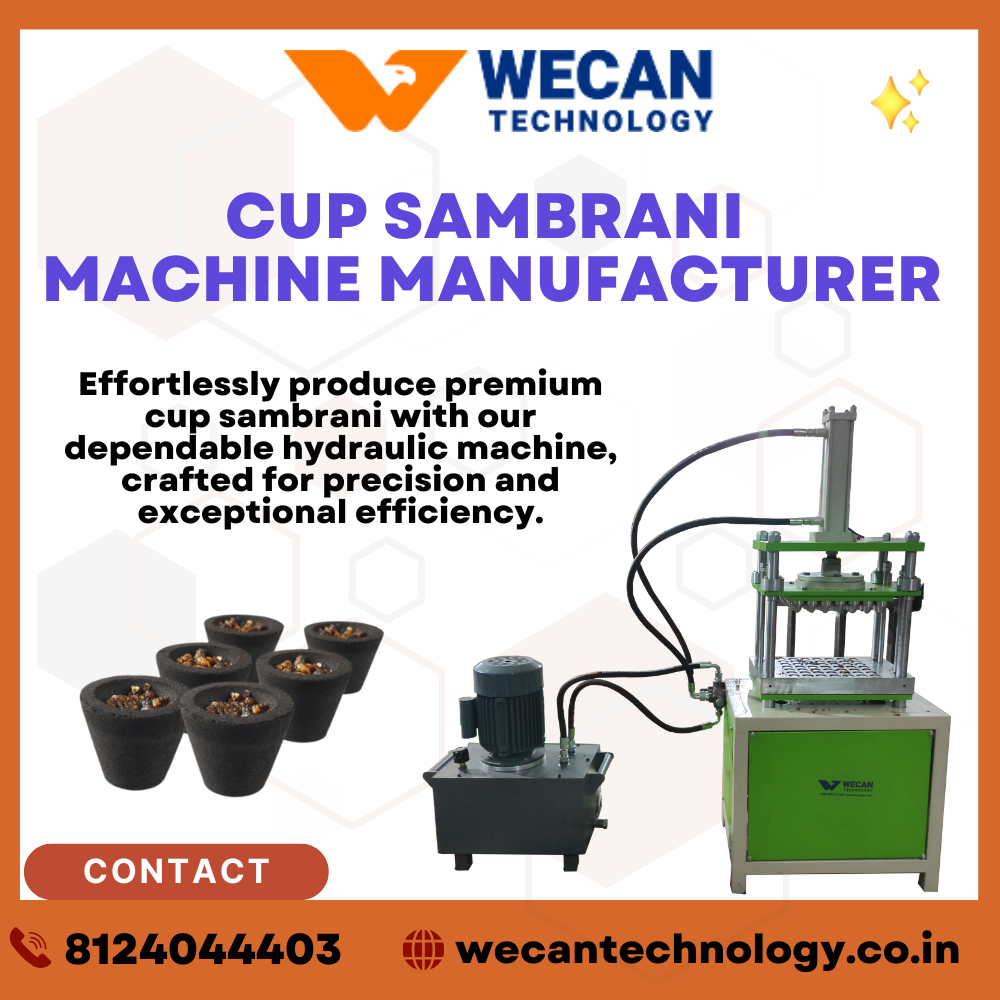 Cup Sambrani Machine Manufacturer in Bangalore