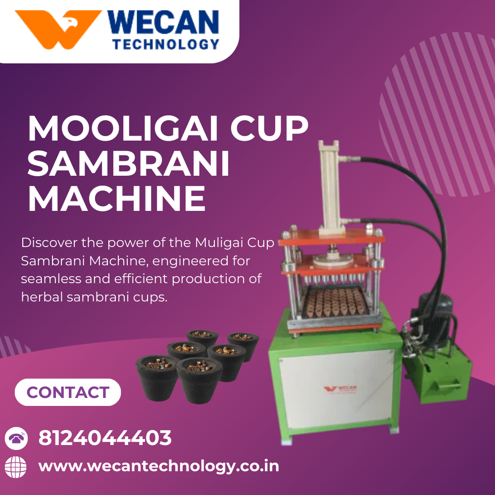 Mooligai Cup Sambrani Machine Manufacturer