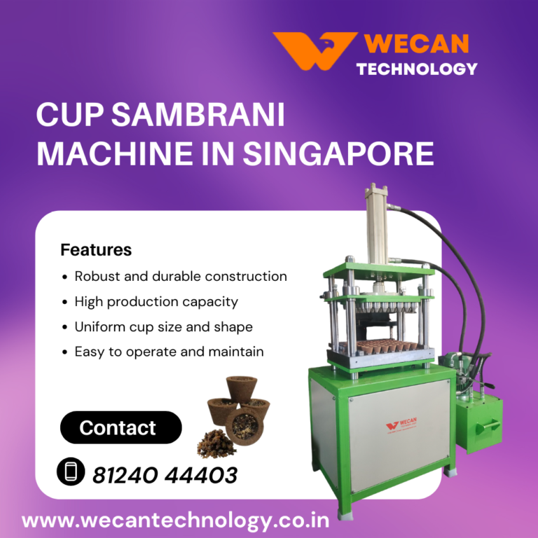 Cup Sambrani Machine Manufacturer in Singapore