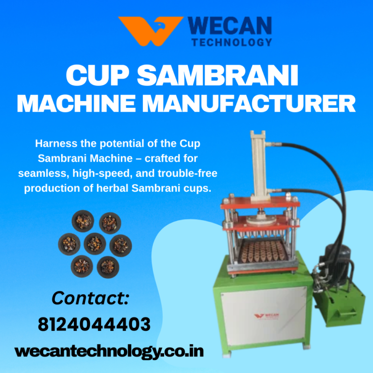 Cup Sambrani Machine Manufacturer in Salem - Wecan Technology 1 Cup Sambrani Machine Manufacturer in Salem
