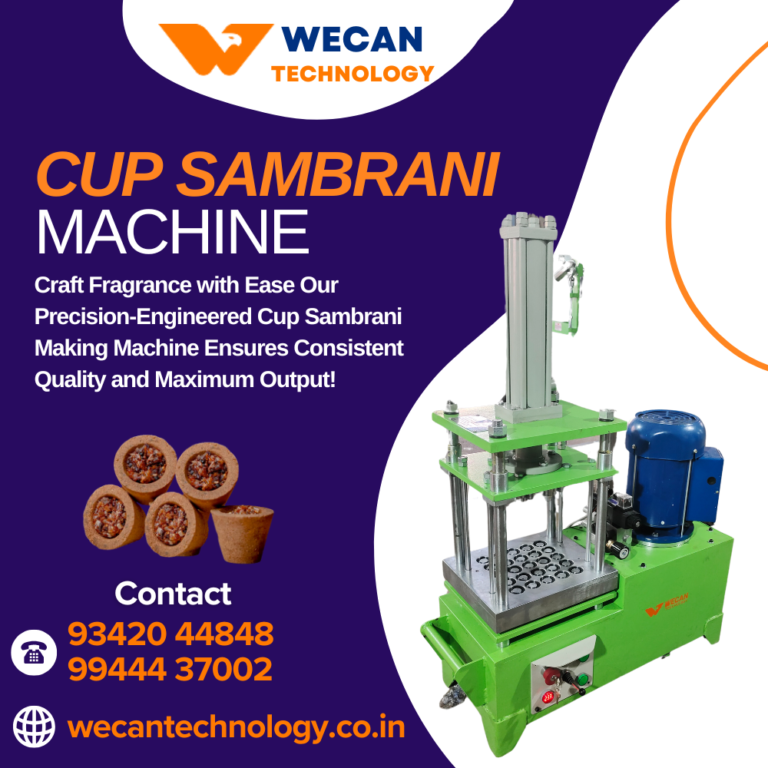 Cup Sambrani Machine Manufacturer in Pondicherry - Wecan Technology 1 Cup Sambrani Machine Manufacturer in Pondicherry