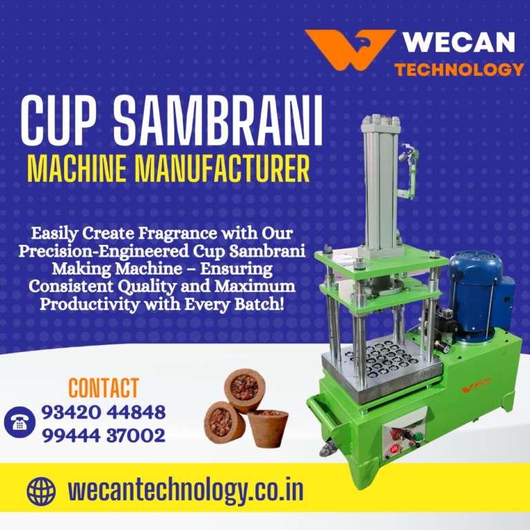 Cup Sambrani Machine Manufacturer in Telangana