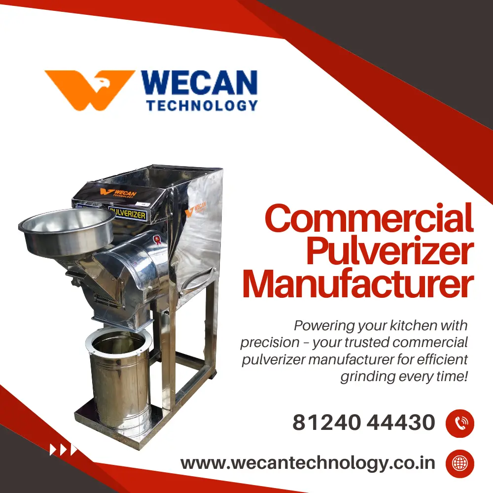 Commercial Pulverizer Manufacturer - Wecan Technology 1 Commercial Pulverizer Manufacturer