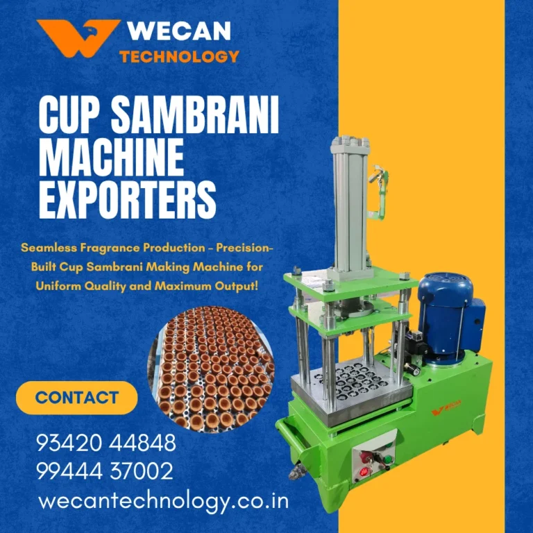 Cup Sambrani Exporters - Wecan Technology 1 Cup Sambrani Machine Exporters