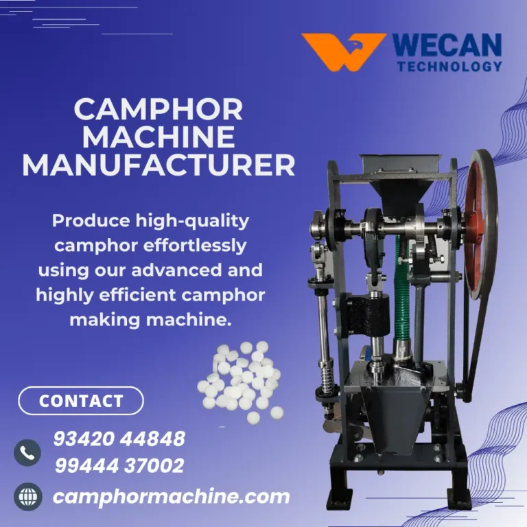 Camphor Machine Manufacturer in Coimbatore