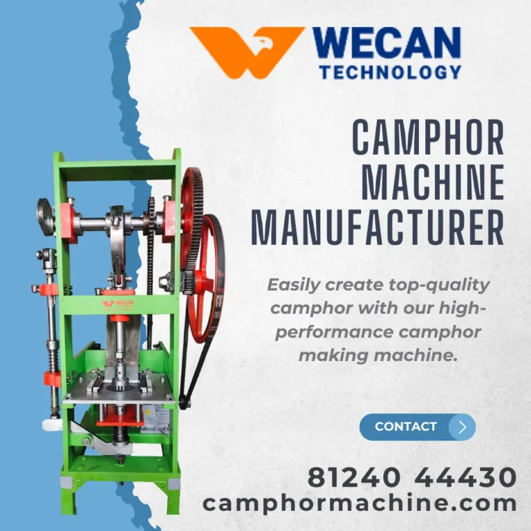 Camphor Machine Manufacturers in Coimbatore - Wecan Technology 2 Camphor Machine Manufacturers in Coimbatore