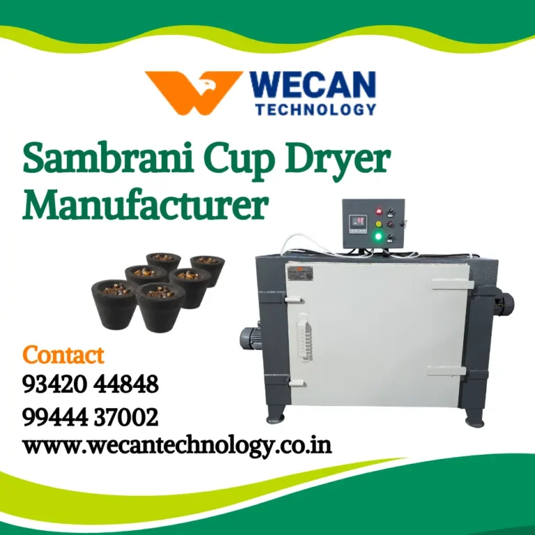 Sambrani Cup Dryer Machine Manufacturer