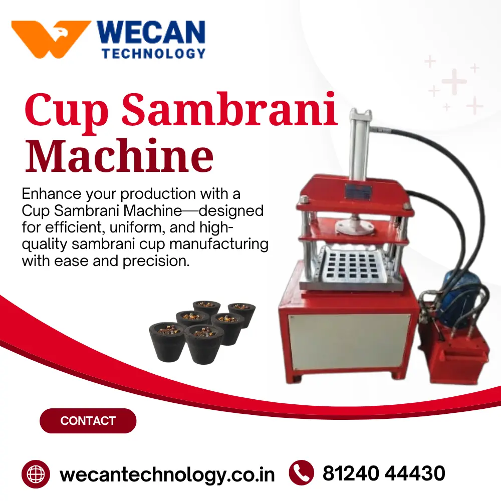 Cup Sambrani Making Machines Manufacturer - Wecan Technology 1 Cup Sambrani Making Machines Manufacturer