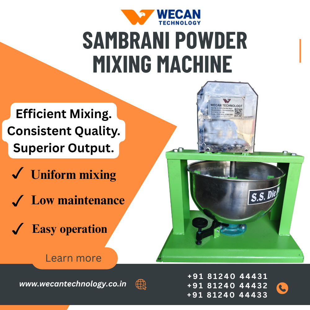 Sambrani Powder Mixing Machine