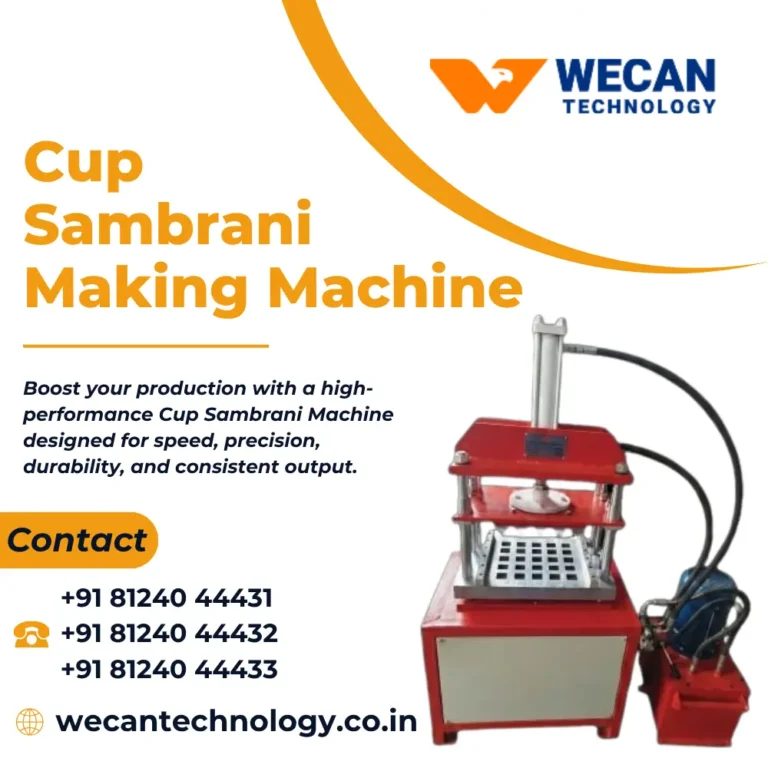 Sambrani Cup Making Machine Manufacturer