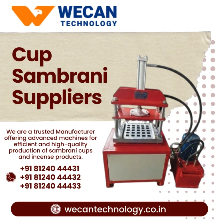 Cup Sambrani Machine Supplier in Chennai - Wecan Technology 1 Cup Sambrani Machine Supplier in Chennai